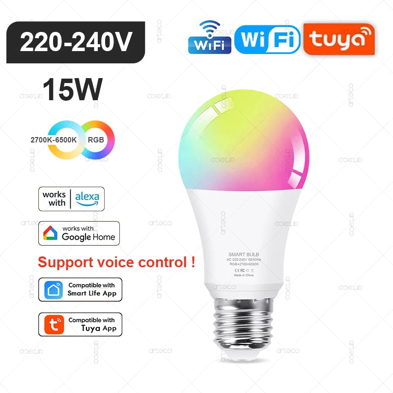Ampoule LED Connectée RGB – WiFi