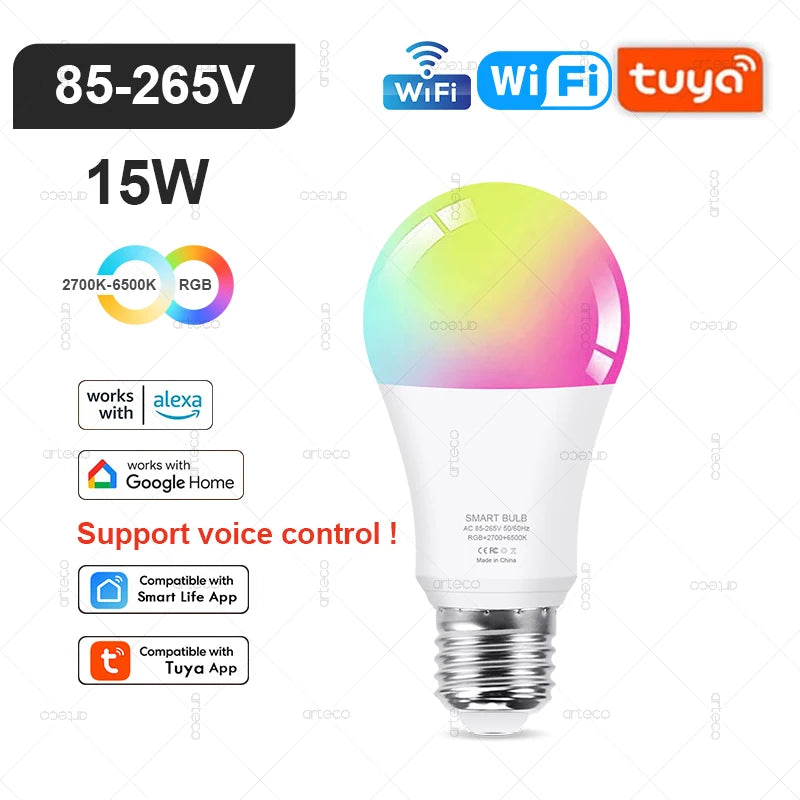 Ampoule LED Connectée RGB – WiFi