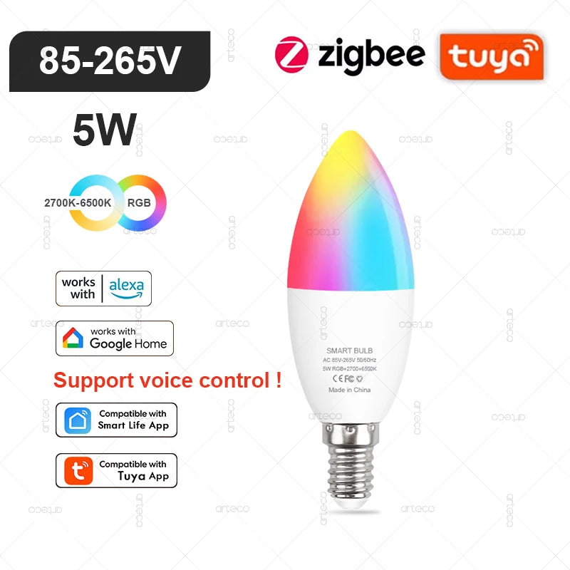 Ampoule LED Connectée RGB – Zigbee