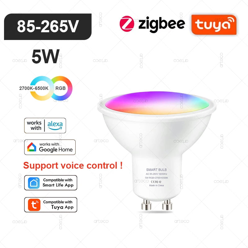Ampoule LED Connectée RGB – Zigbee
